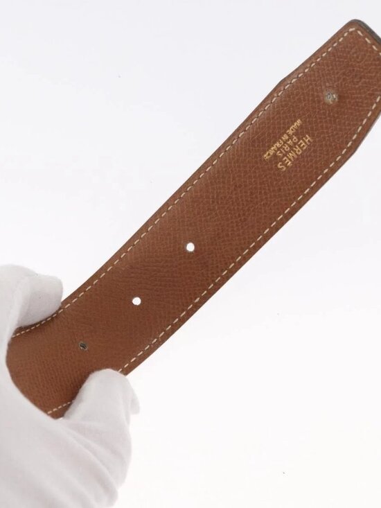 HERMES H Constance Reversible Belt Leather 28.7\